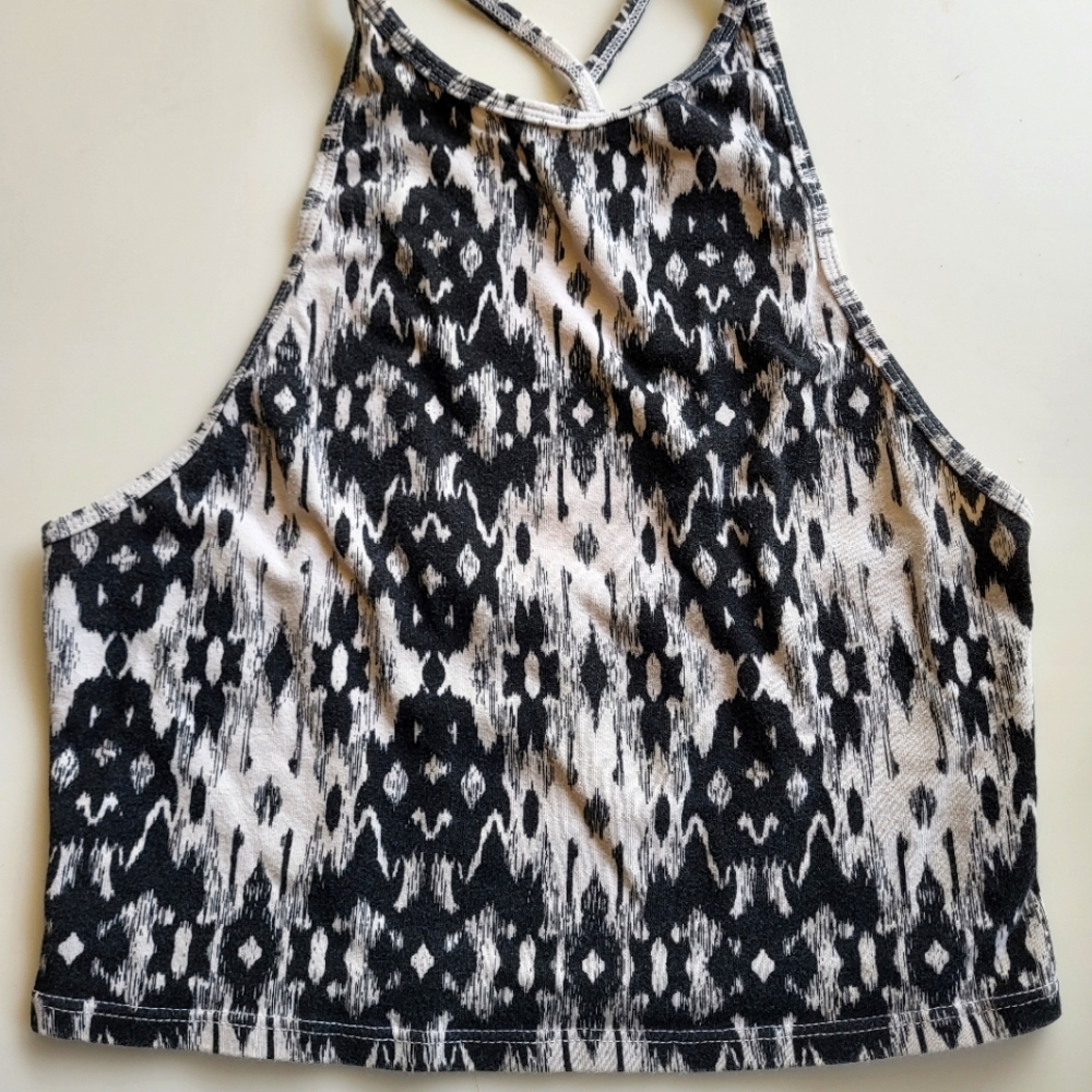 Patterned Crop Top